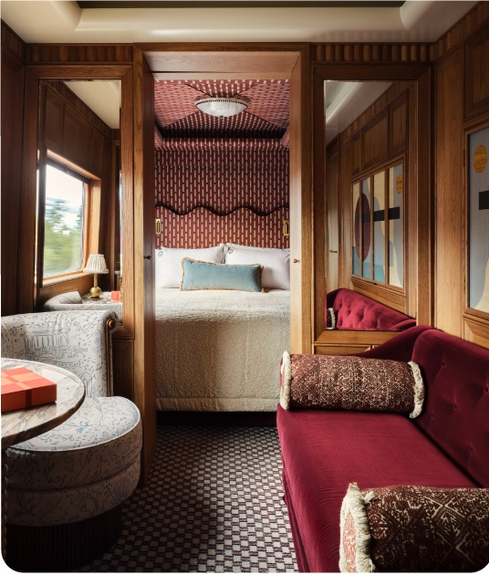 Suite de tren de lujo en Reino Unido