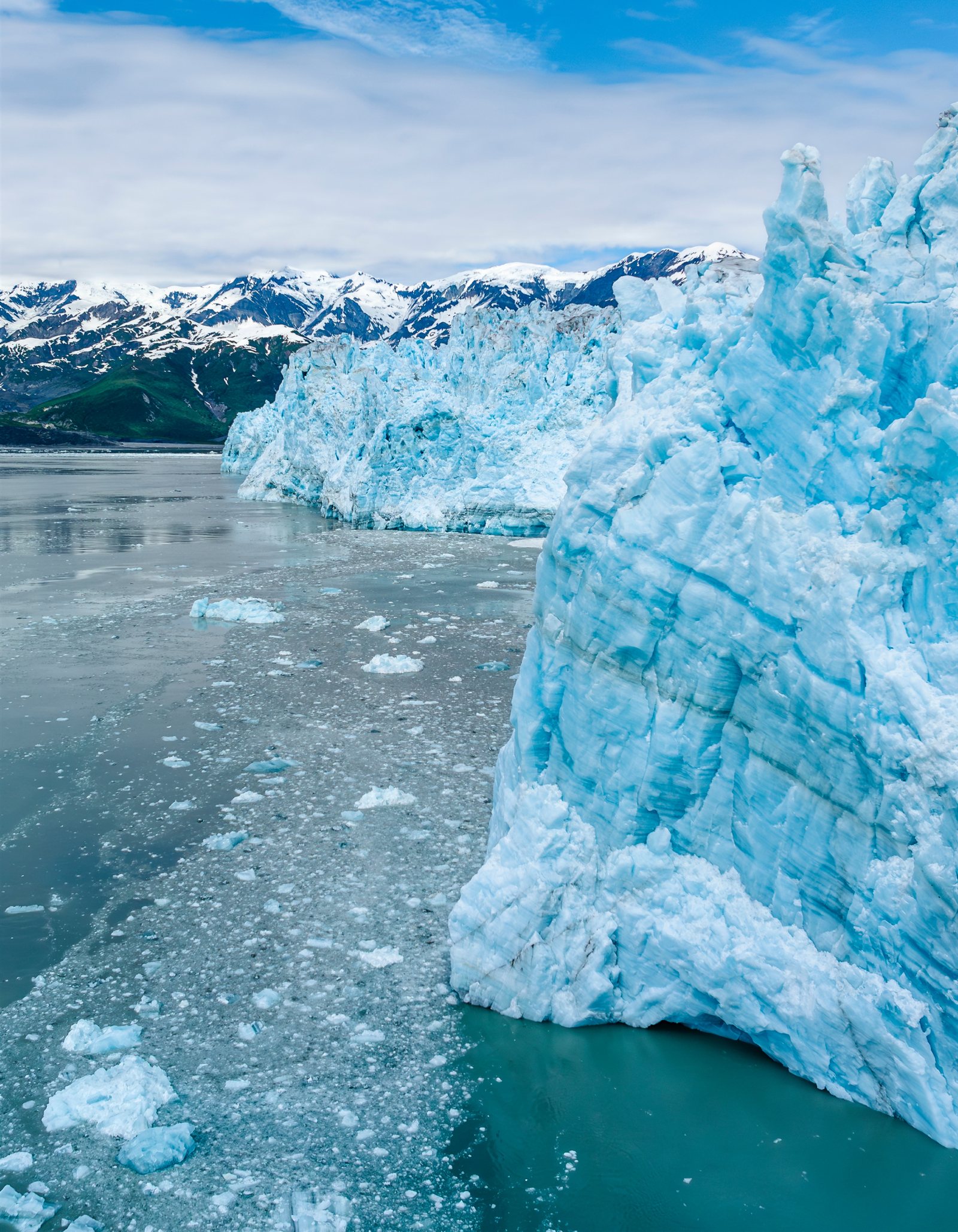 Glaciar en aguas polares
