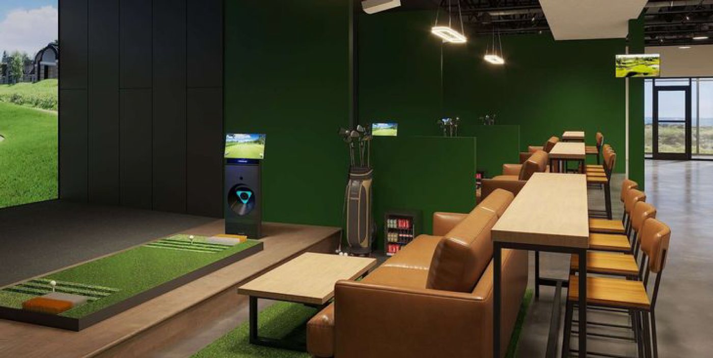 Simulador de golf indoor
